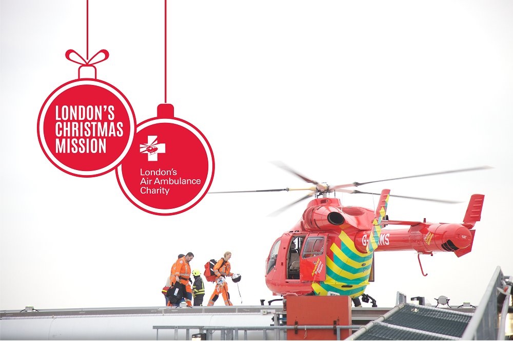 Urgent fundraising appeal for London’s Air Ambulance Charity this Christmas