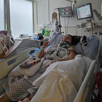 Rebecca injured in hospital