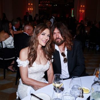 Billy Rae Cyrus and Liz Hurley at our gala