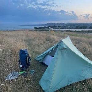 Camping on the South West Coast Path for London's Air Ambulance Charity