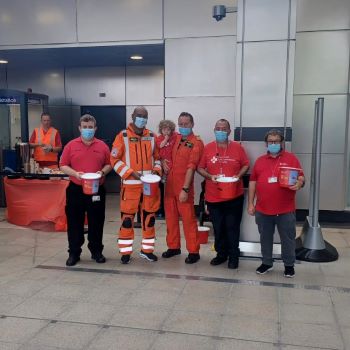 Some of our crew collecting at Whitechapel Station
