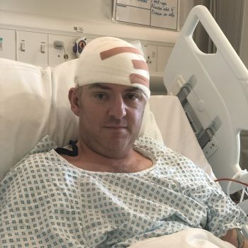 David in hospital