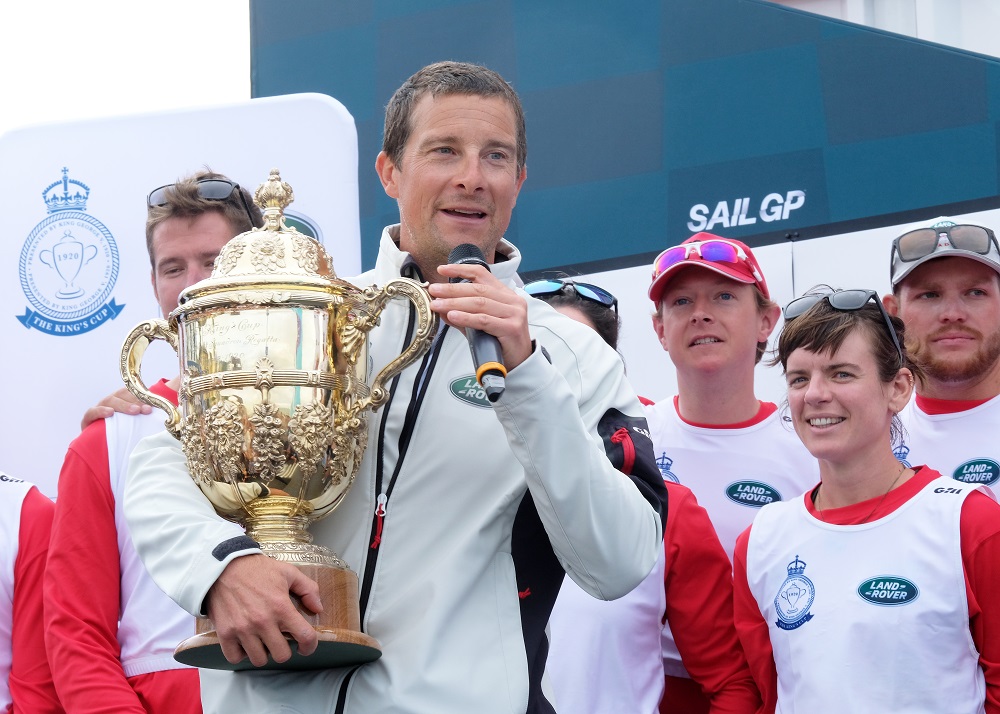 The King's Cup went to Tusk and their ambassador Bear Grylls  