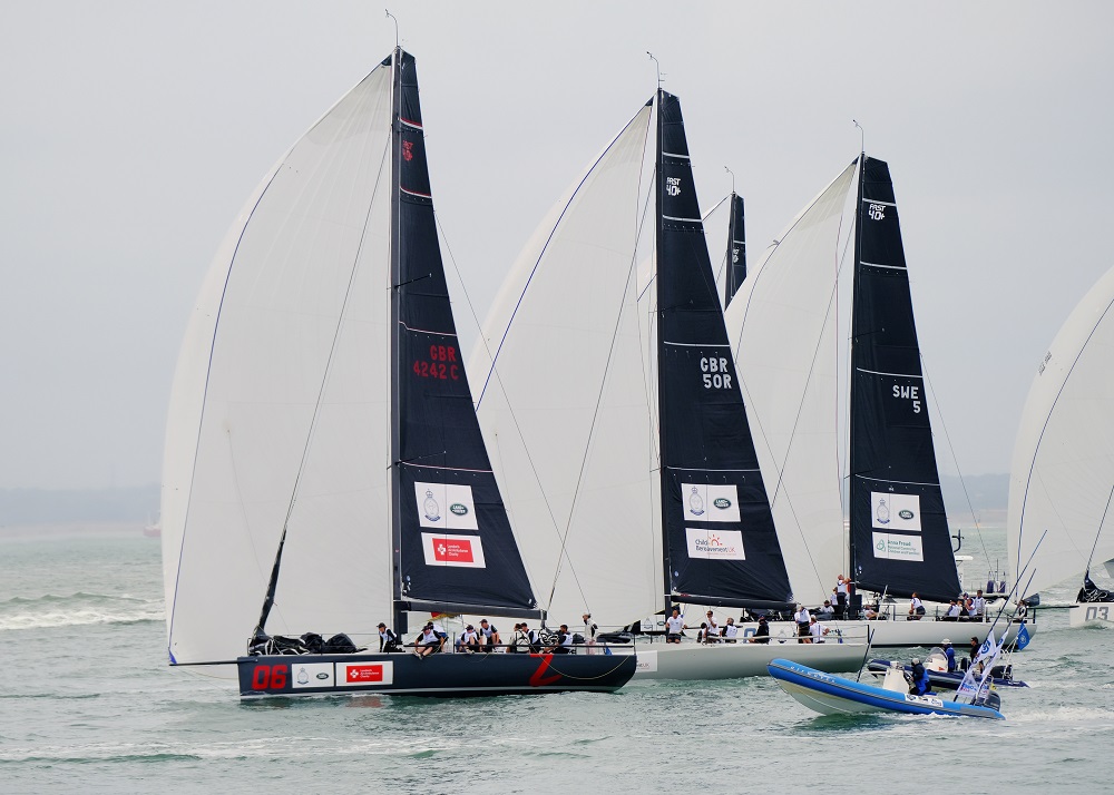 London's Air Ambulance Charity boat at King's Cup 