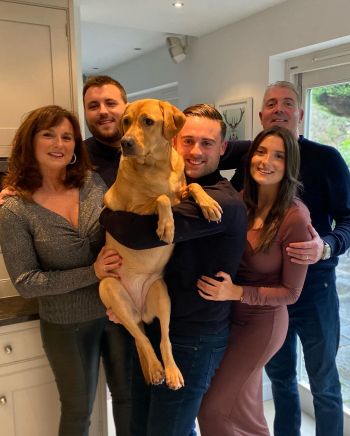 The Caseys' last Christmas with George