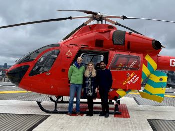 Meeting the medics that saved her life