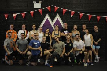 Group of people who took on the Murph challenge to fundraise for London's Air Ambulance Charity