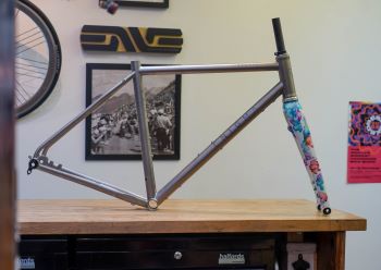 Bike frame raising money for London's Air Ambulance Charity