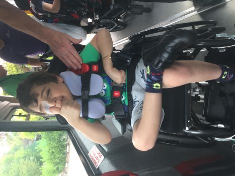 Joshua Hoff during his recovery