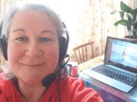 Ali delivering online talk