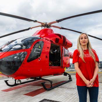 Claire, London's Air Ambulance Charity's patient