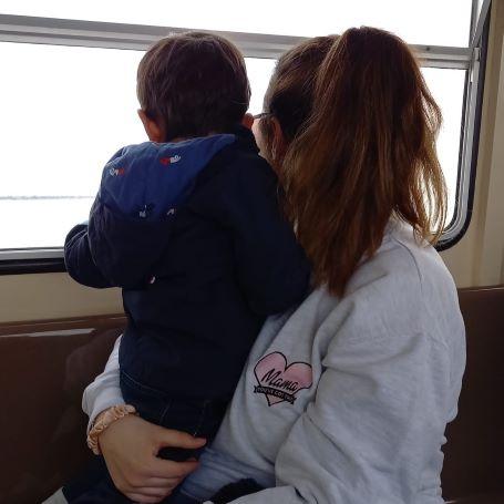 Rachel, London's Air Ambulance's previous patient and her son
