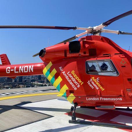 London's Air Ambulance Charity's current helicopter