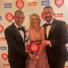 Dr Benjamin Marriage, Sarah and Paramedic Kevin Cuddon